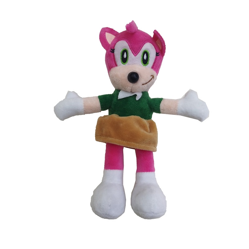 Mainan Boneka Stuffed Plush Sonic the Hedgehog 20CM Dengan Gantungan Kunci