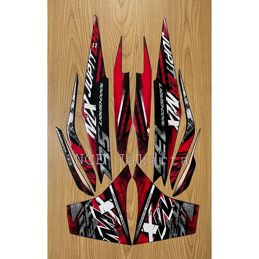 STIKER STRIPING JUPITER MX 2014 MERAH