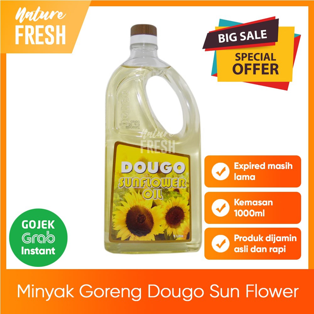 Minyak Goreng Dougo Sun Flower Oil Murni 1000ml
