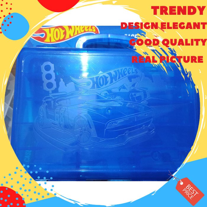 Hot Wheels Single Carry Case Car. Koper Mobil Mainan Anak SS289