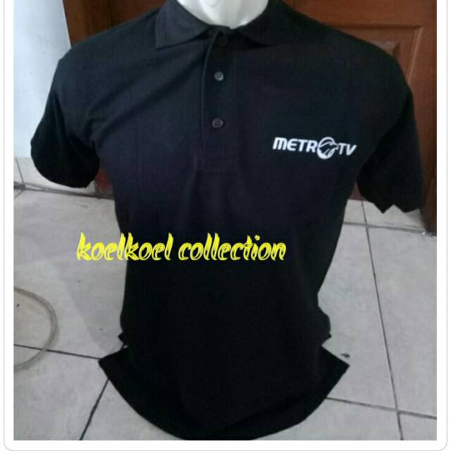 Kaos Polo Pria Metro Tv