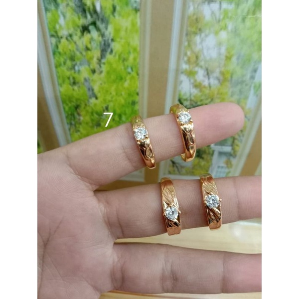 cincin kawin //cincin tunangan//cincin soliter