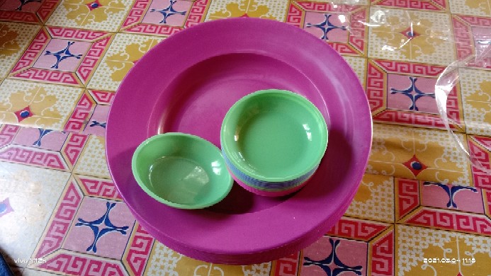 Piring Sambal Plastik Set Murah Isi 12pcs / Wadah Sambal Plastik