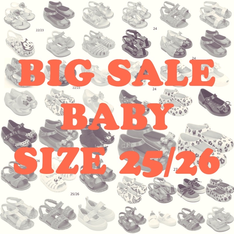 BIG SALE Mini Melissa Size 25/26