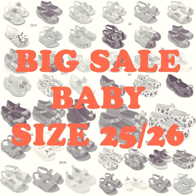 BIG SALE Mini Melissa Size 25/26