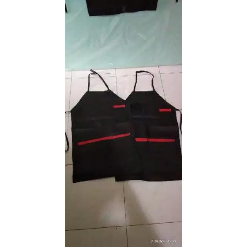[TERMURAH] Celemek Masak Apron Barista Waiters Cheff Barbershop