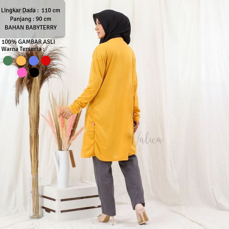 (COD) Daily Things Tunik Busui Rumbai 6 Colors Dian Fit XL LD 110cm