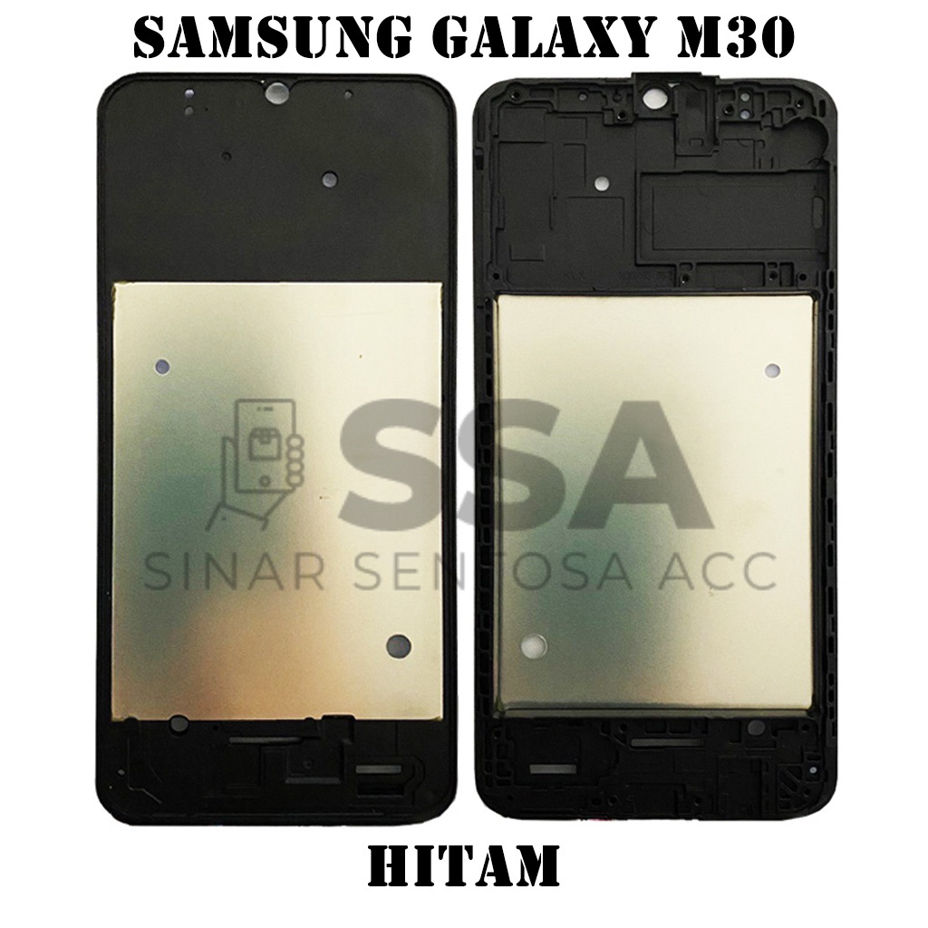 Tulang Tengah Middle Frame LCD Samsung Galaxy M30 Original 100% Tulang Casing Bezel Bezzel Bazel Handphone HP Ori Original Awet Murah M 30