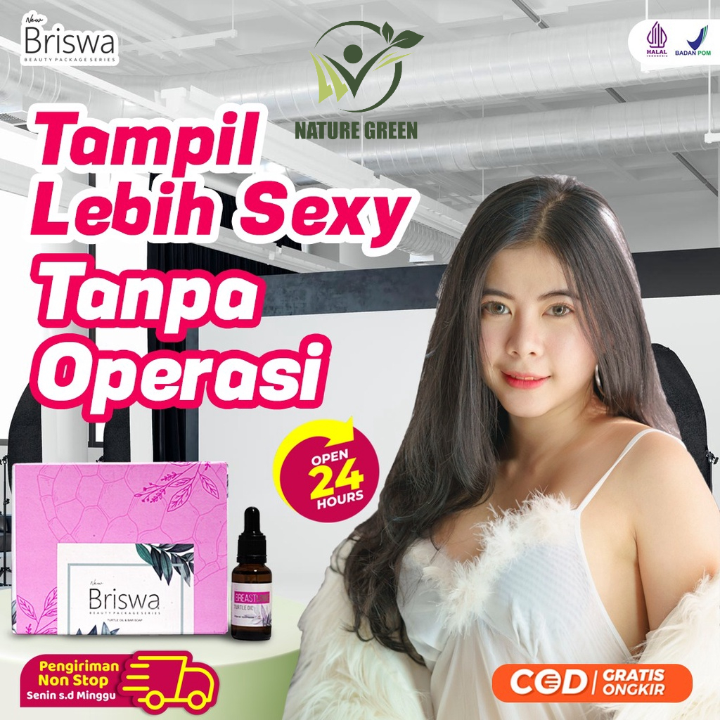 New Briswa - Beauty Package Minyak Bulus Premium / Pengencang Payudara &amp; Bokong Montok