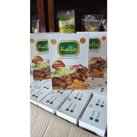 

HALLA KEBULI Beras plus bumbu (massakan khas timur tengah)