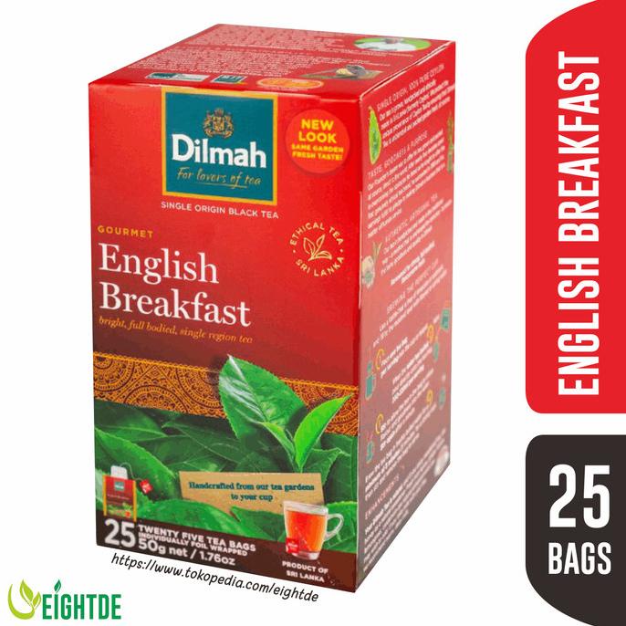 

[COD] Dilmah English Breakfast Tea Bags Enveloped 25 Sachets [COD]