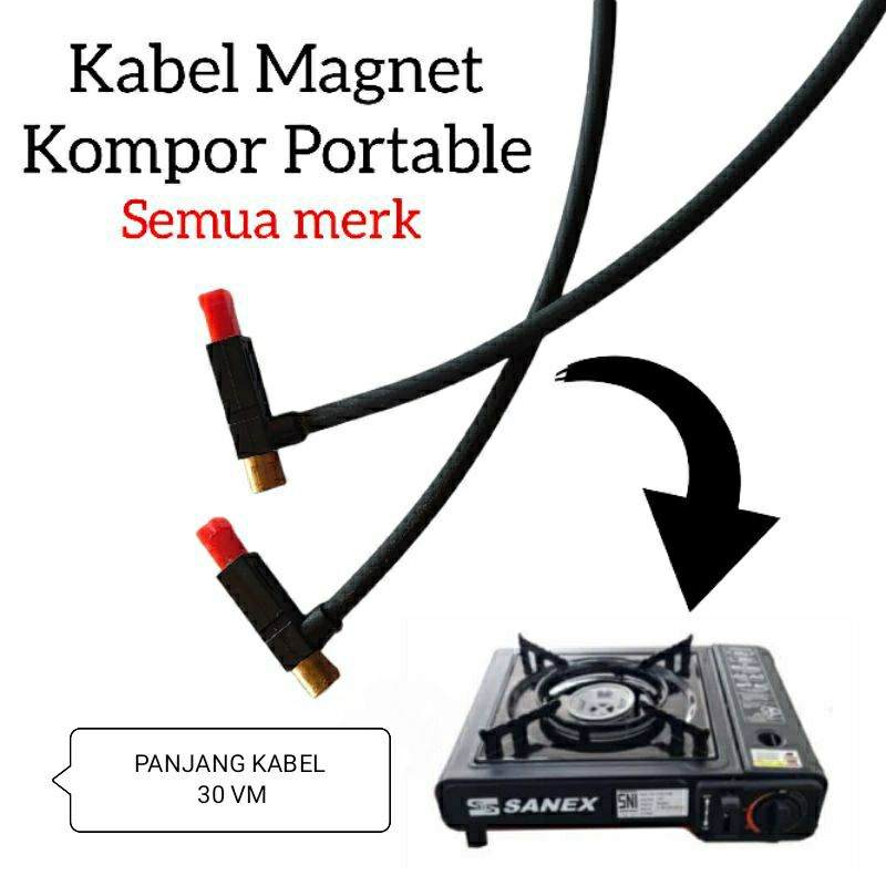 KABEL MAGNET PEMANTIK KOMPOR PORTABLE