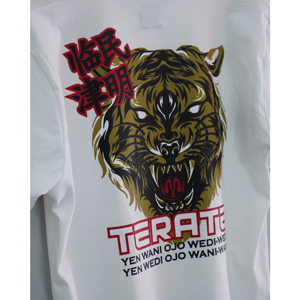 T-Shirt Terate Deep Gold - White