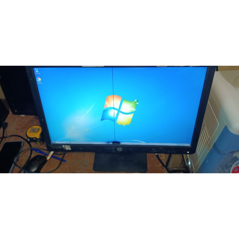 Monitor LED hp p202va minus sesuai gambar