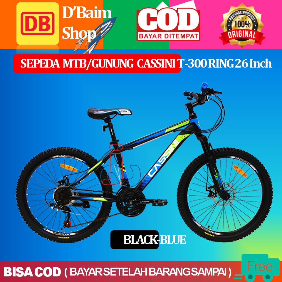 MTB 26 CASSINI T 300 SEPEDA GUNUNG CASSINI SEPEDA GUNUNG MURAH MERIAH SEPEDA MTB