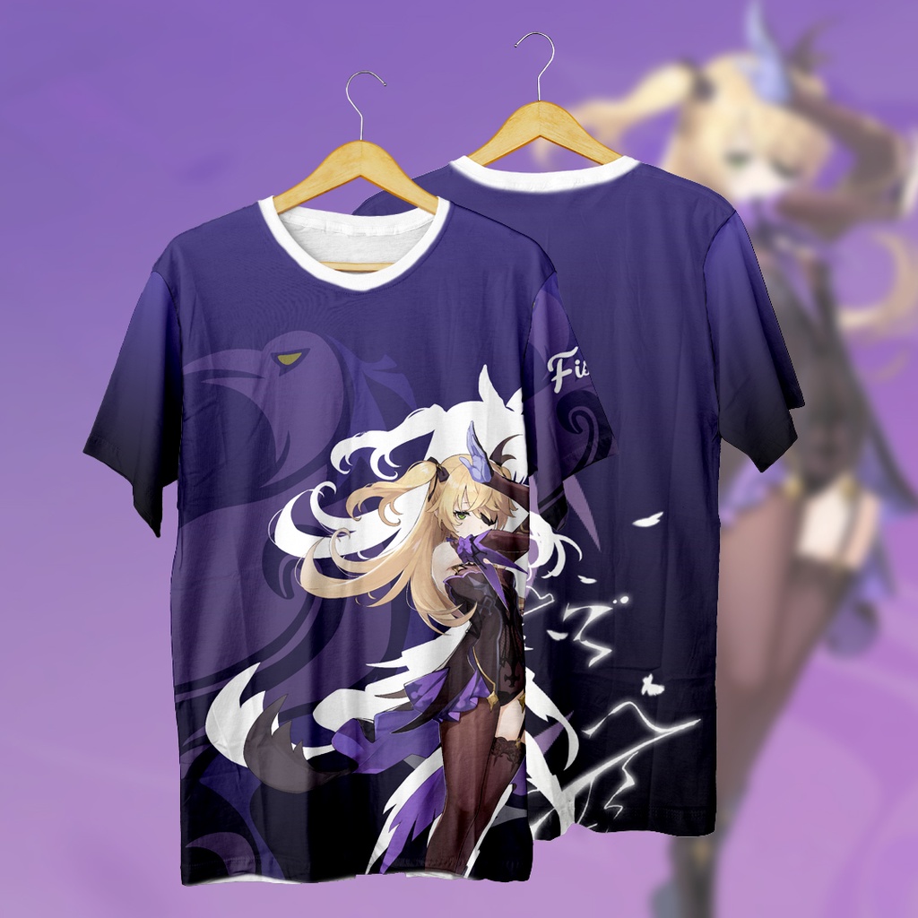 Baju Kaos GENSHIN IMPACT FISCHL Full Print