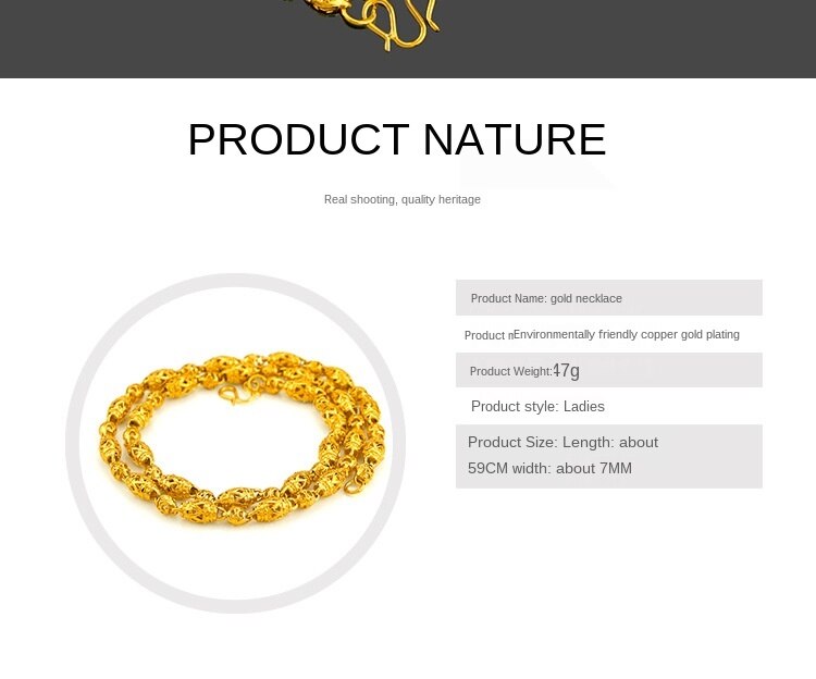 Kalung Rantai Emas Asli Kadar 375 Panjang 60Cm Tebal 7Mm Berat 47G Untuk Pria