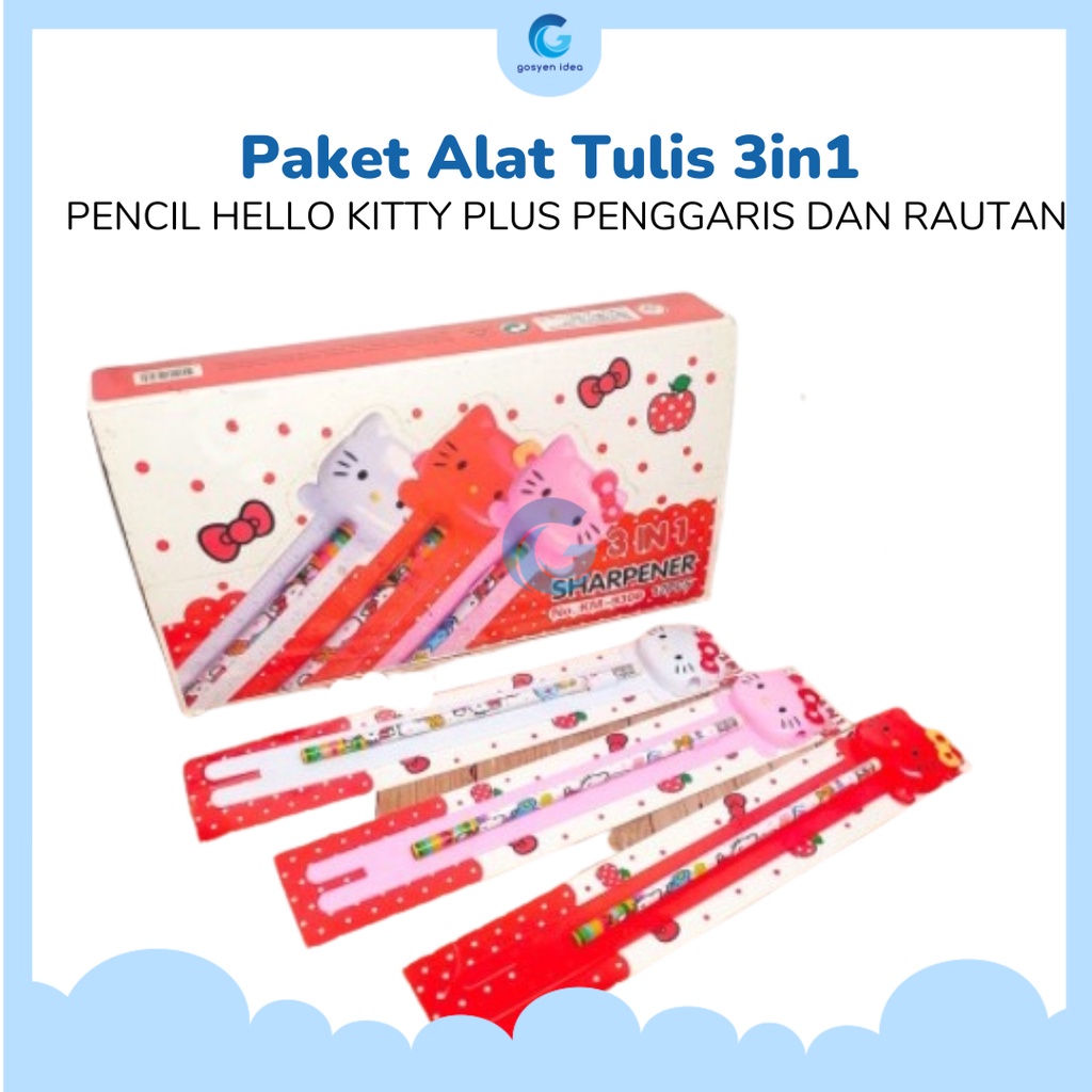 

PENCIL HELLO KITTY PLUS PENGGARIS DAN RAUTAN