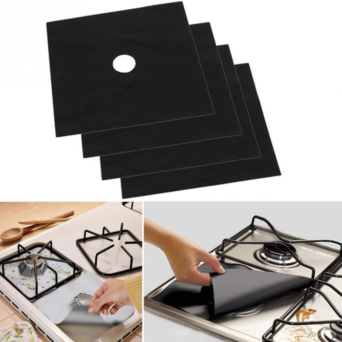 Reusable Foil Stove Cover Isi 8PCS