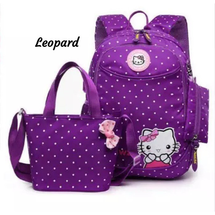 Back Pack Double Decker_Tas Ransel Anak_Lol_Unicorn_Superhero_Paw Patrol_Shopkins Fashion Cewek W5Q3