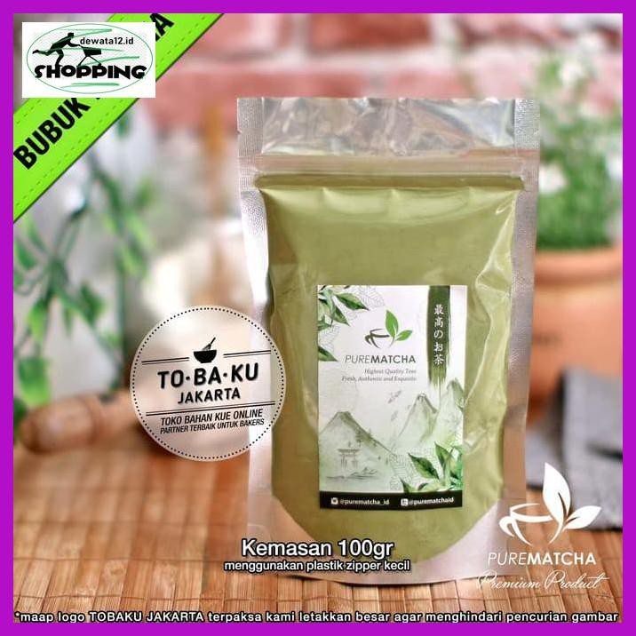 

E6Tdr6G- Pure Matcha Greentea Teh Hijau Serbuk Purematcha Green Tea Bubuk 100Gr Uoy86Ky-