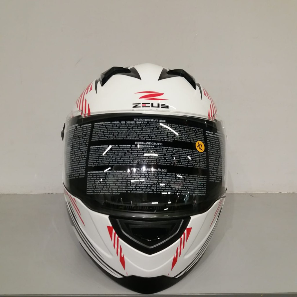 APPARELHEDON | ZEUS 811 WHI AL28 BLACK | HELM FULL FACE | HELM | ZEUS | HELM MURAH | HELM ZEUS