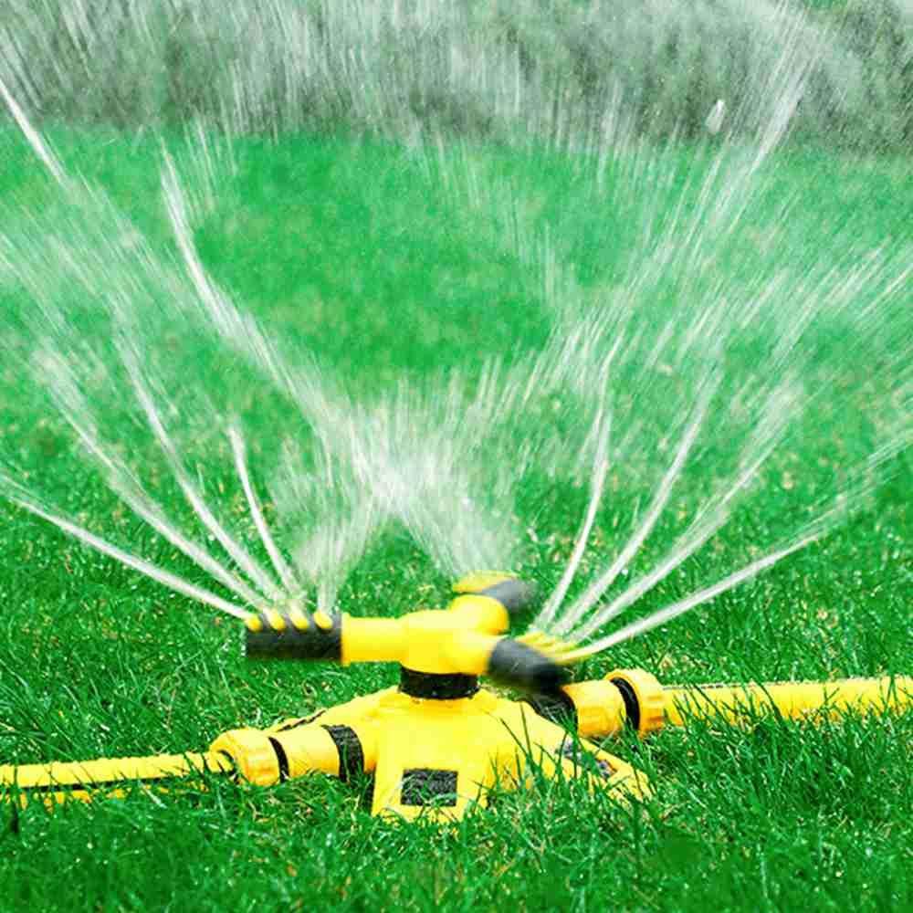 Solighter Garden Sprinkler Taman Rumah 360putar Selang Penyiraman Otomatis Rumput