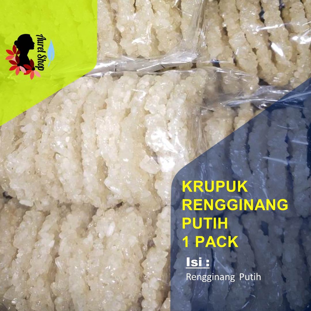 

Kerupuk Krupuk Rengginang Putih mentah kemasan per pack