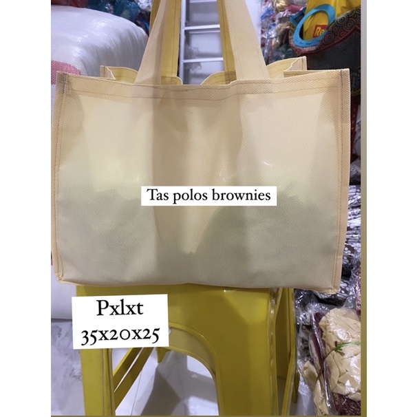 

HARGA LUSIN ISI 12 BIJI- TAS HAJATAN POLOS SIZE BROWNIES 35x20x25 •WARNA IKUT STOK