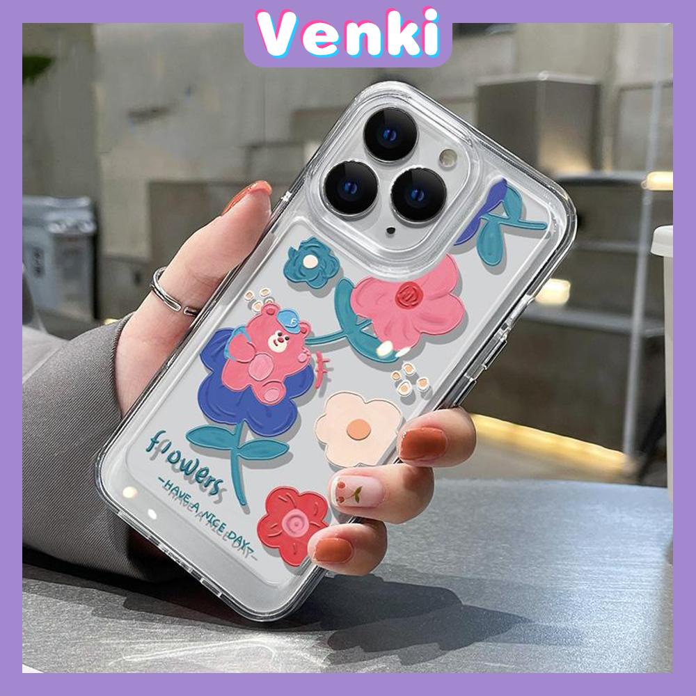 iPhone Case HD Acrylic Hard Case High Clear Metal Button Protection Camera Shockproof Painting Flowers Compatible with iPhone 14 Pro Max 14 Plus 13 Pro Max 12 Pro Max 11 XR 7Plus