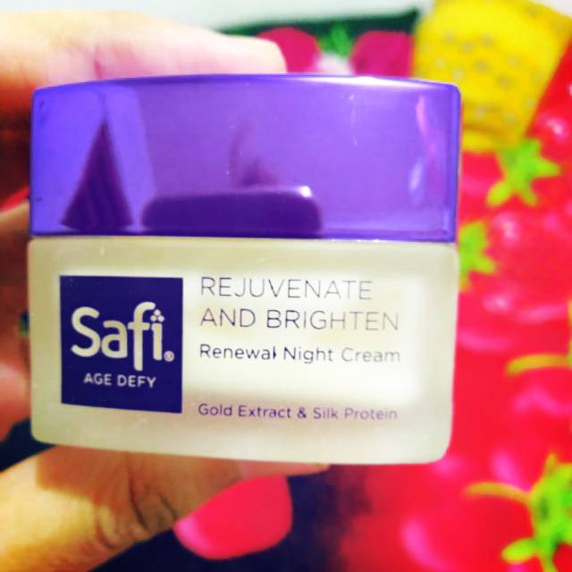 Shafi rejuvenate and brighten renewal night cream
