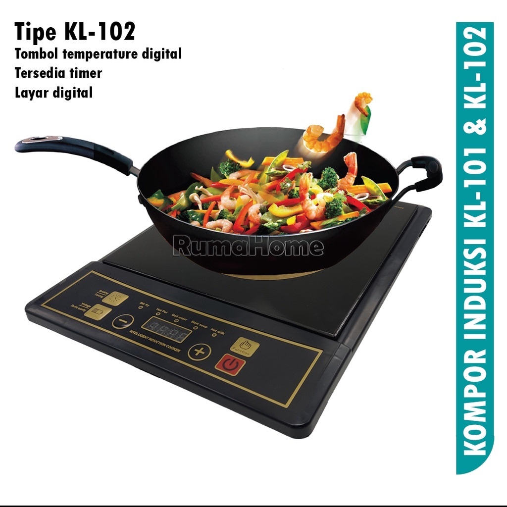 Kompor Induksi Listrik / Kompor Induksi Elektrik / portable induction cooker KL-101/KL-102, 400 -1200W