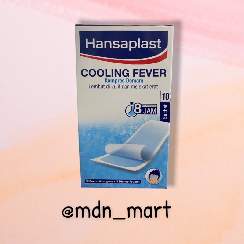 Hansaplast Cooling Fever 1 Box isi 10 Lembar