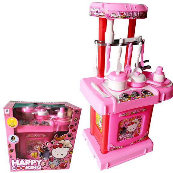 MAINAN MASAKAN KITCHEN SET HELLO KITTY BP9630