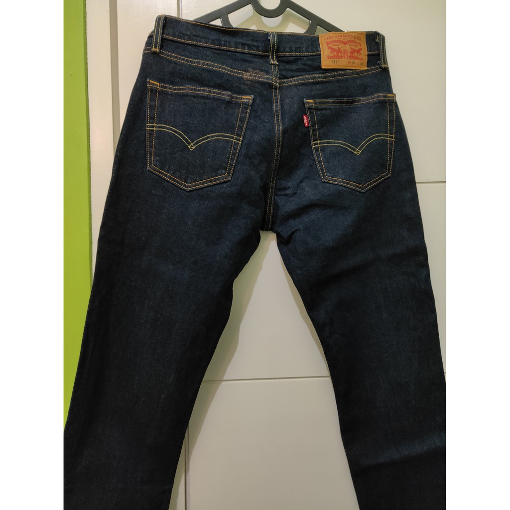 CELANA PANJANG JEANS PRIA 31 LEVIS 511 PRELOVED