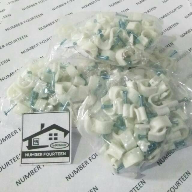 Klem kabel 10mm paku beton