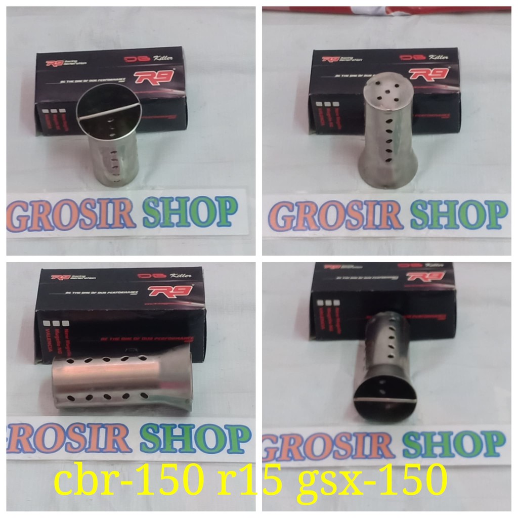 PEREDAM SUARA / DB KILLER R9 GP SERIES R15 CBR 150 GSX 150 ORIGINAL R9 new