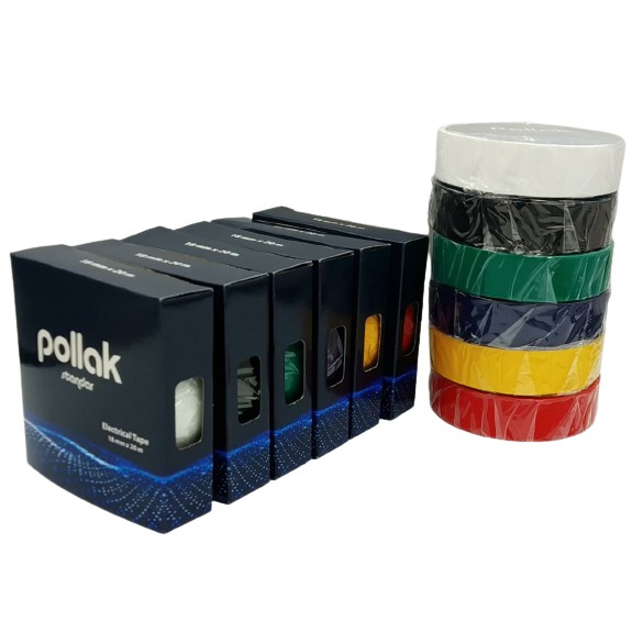 

Isolasi Warna Warnai Lengkap Selotip Kabel Listrik Pollak 18mm X 20m