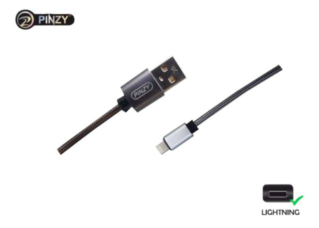 KABEL DATA SPRING LINE PINZY L6 KING KONG LIGHTNING CABLE