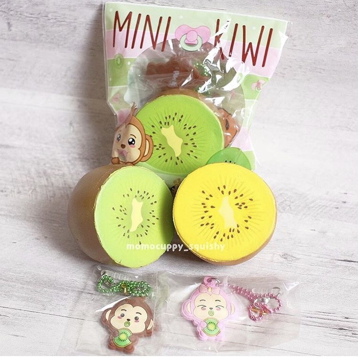 PROMO squishy licensed mini kiwi by punimaru ( 100% ORIGINAL)