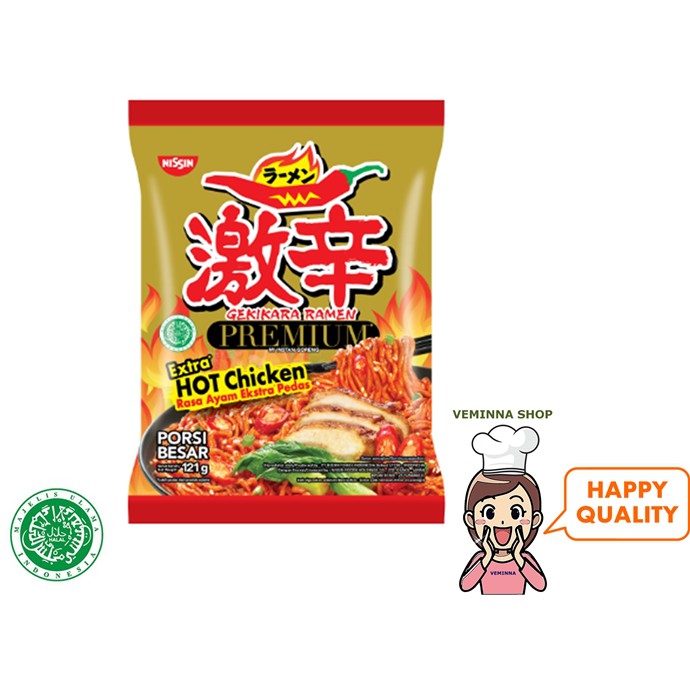 

GEKIKARA RAMEN GORENG PREMIUM HOT CHICKEN 121 Gram/Mie Instant Ramen Goreng Jepang Extra Pedas