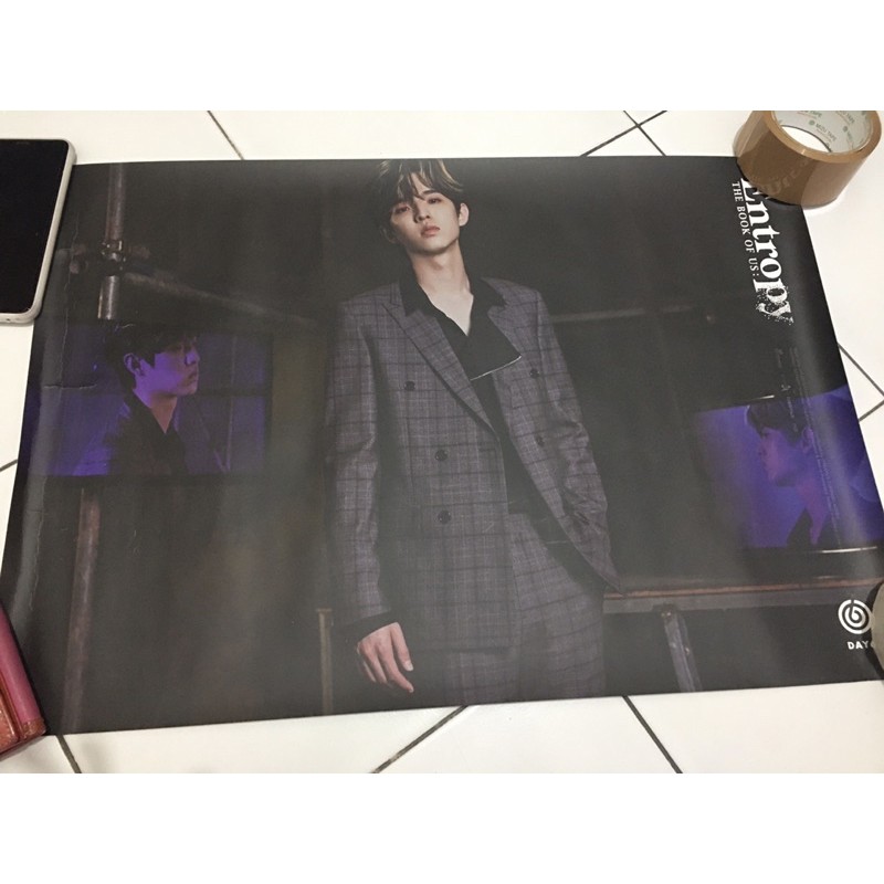 POSTER OFFICIAL DAY6 JAE ENTROPY DOWOON GLUON