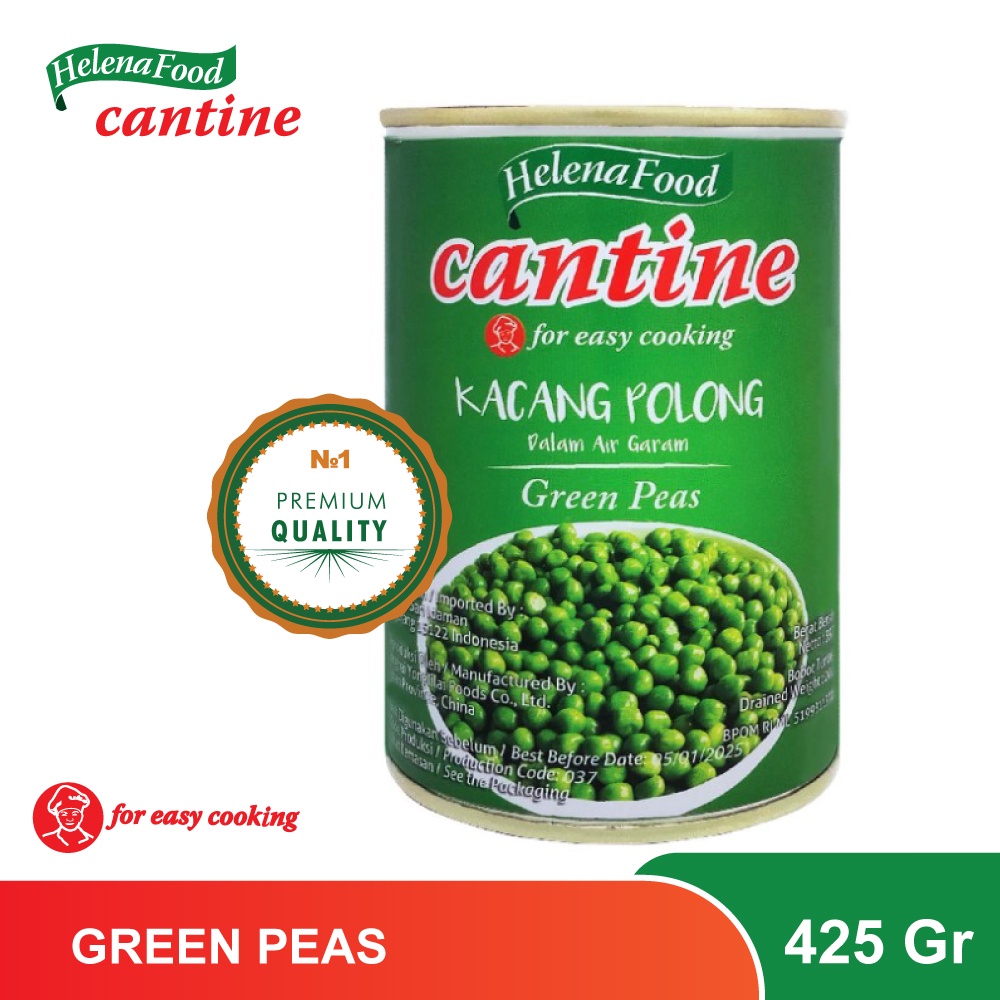 

KACANG POLONG Kemasan Kaleng Green Peas Cantine 397 g