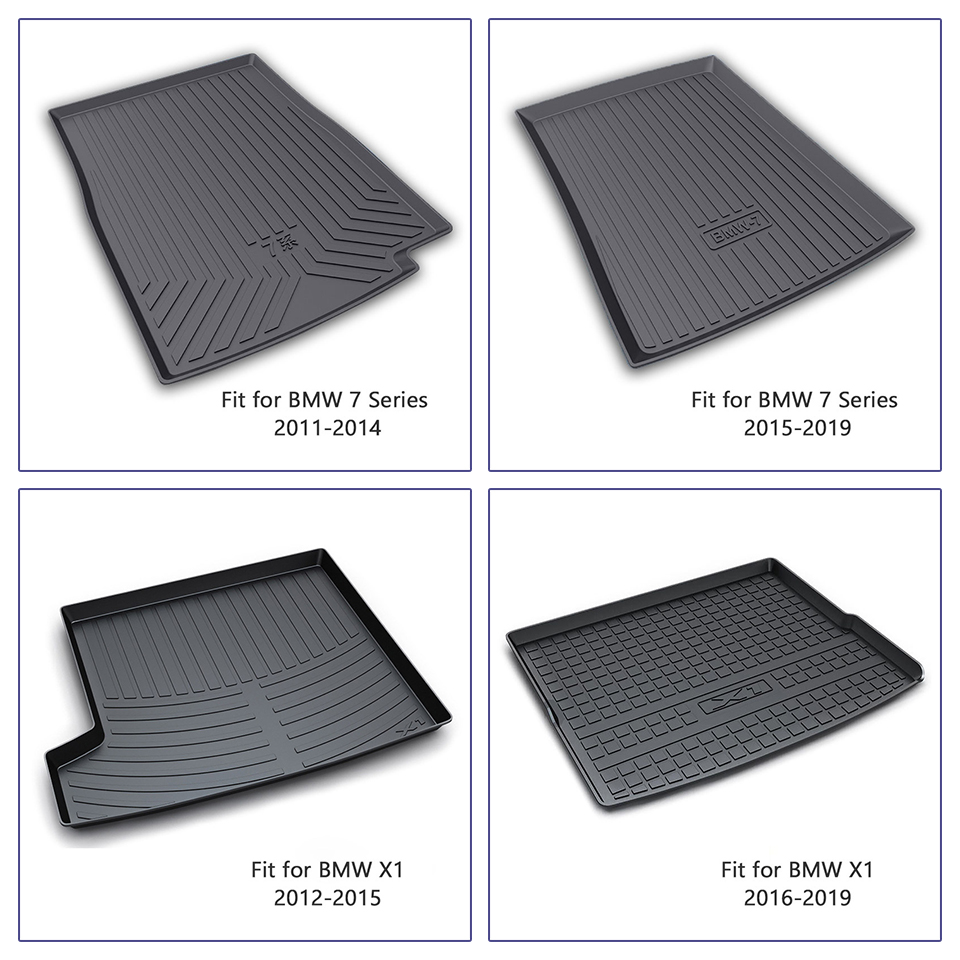 Karpet Bagasi Belakang Mobil Tahan Air Anti slip Untuk BMW 7 Series F01 F02 F03 F04 2011-2014