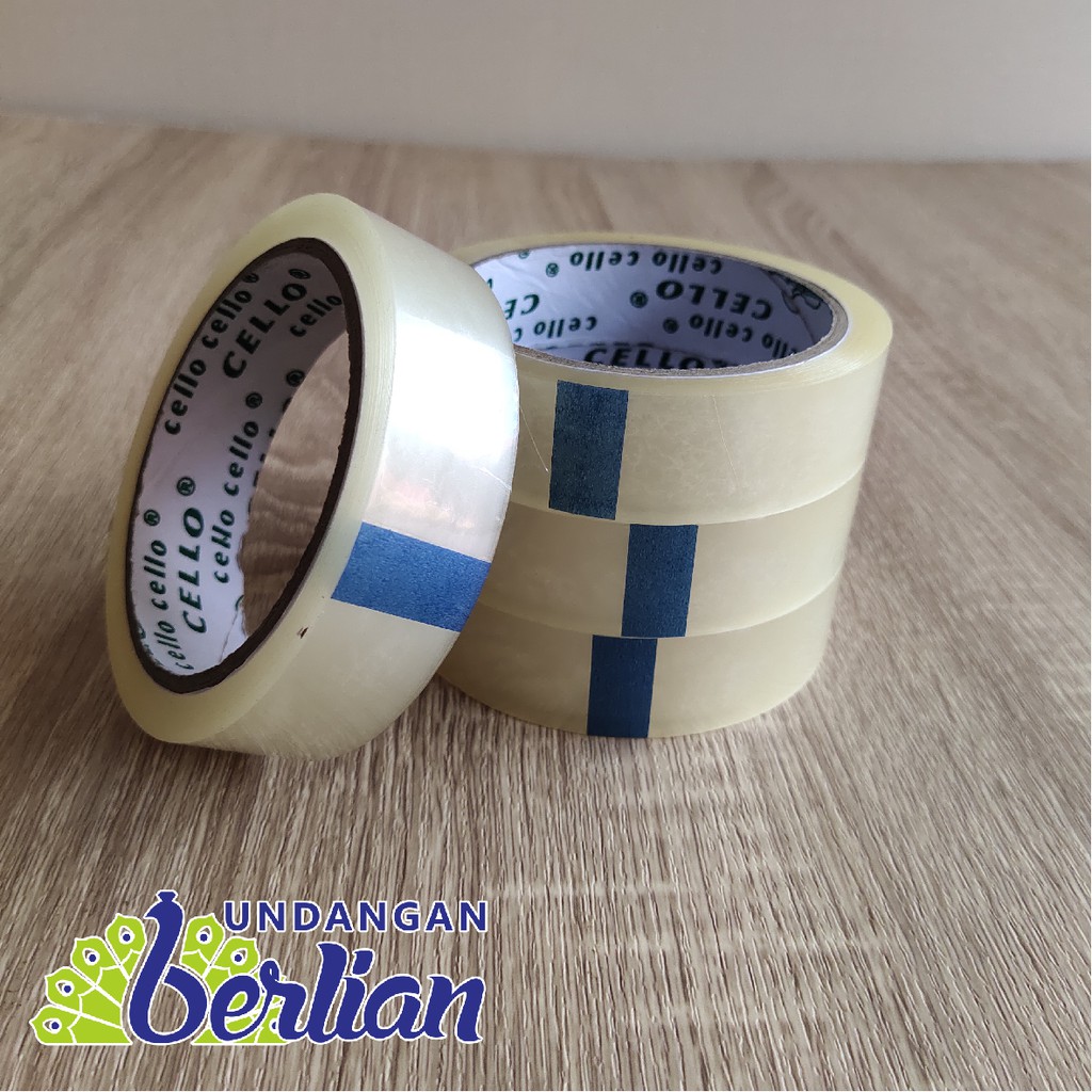

Lakban Isolasi Bening Kecil Cello 1 Inch