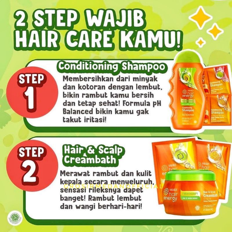 MAKARIZO SAMPO BOTOL 170 DAN 330 ML - HAIR ENERGY CONDITIONING SHAMPOO - RAMBUT SEHAT HALUS LEMBUT MUDAH DIATUR