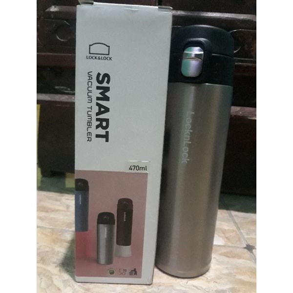 SMART VACUUM TUMBLER LOCK N LOCK 470 ML|| 100% ORIGINAL