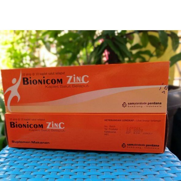 Bionicom Zinc Tinggi Vitamin C 750mg = Bexicom | Becom Zet Suplemen Murah