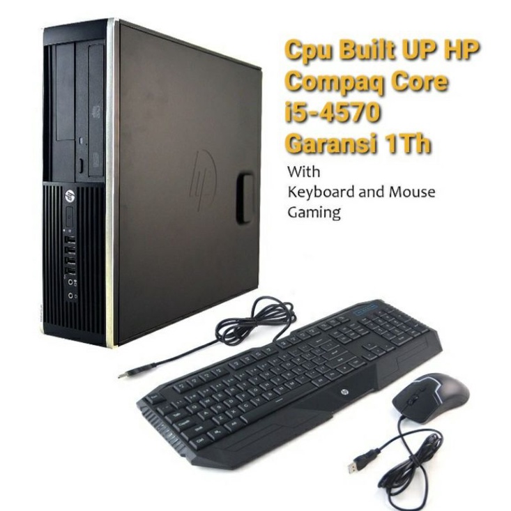 CPU KOMPUTER  BUILT UP HP COMPAQ PRO 6300 SFF CORE I5-3470 RAM 4, CPU HP COMPAQ CORE I5-3470 GRS 1TH