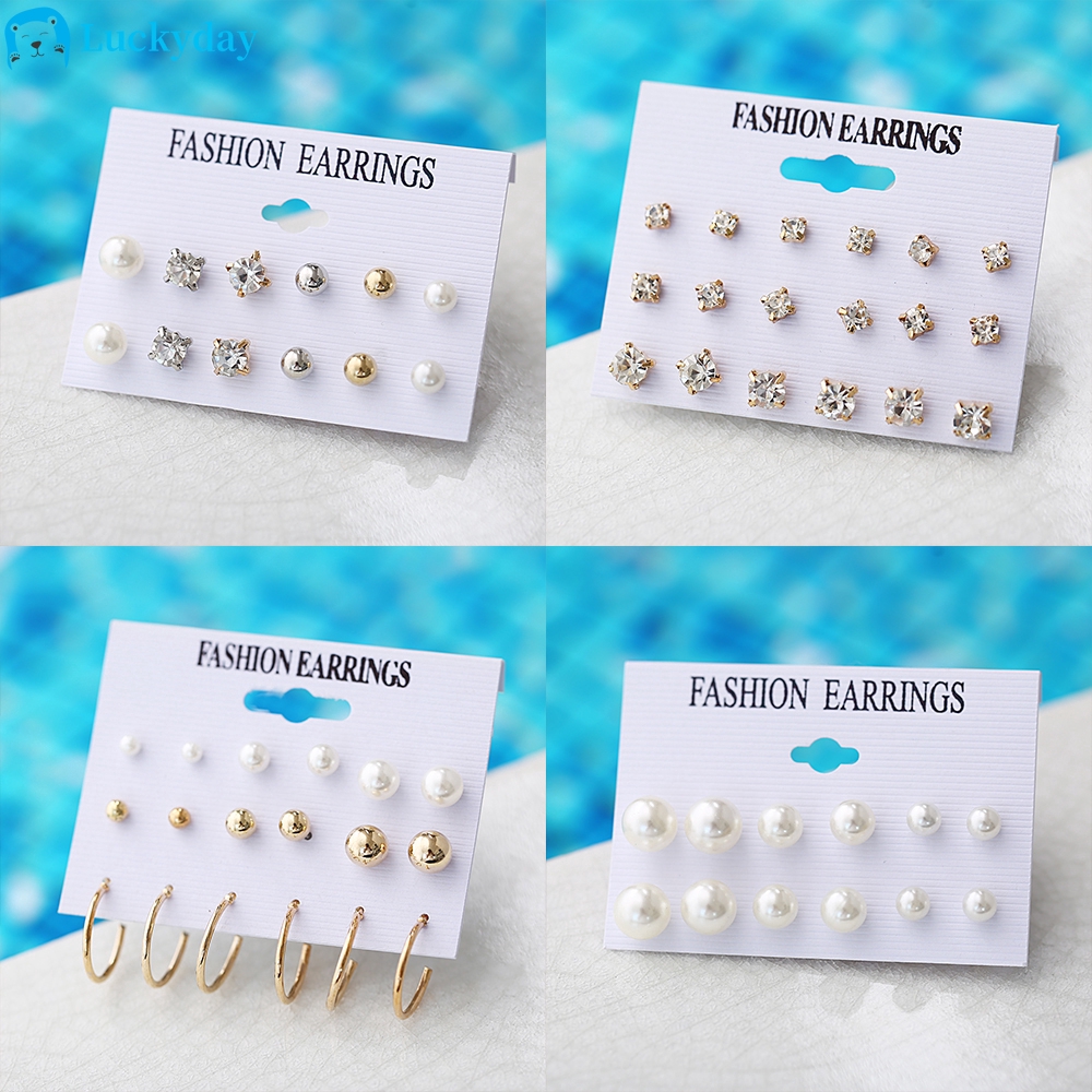 YEEZII Anting Tusuk Wanita Model Bohemia Simple untuk Pesta / Hadiah